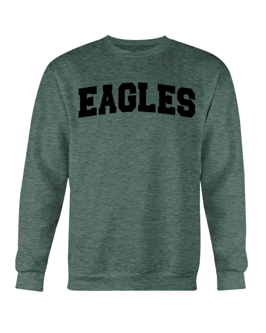 Eagles Crewneck Sweatshirt – Eagles Apparel, Football Fan Gift, Cozy Eagles Tops for Game Day-2