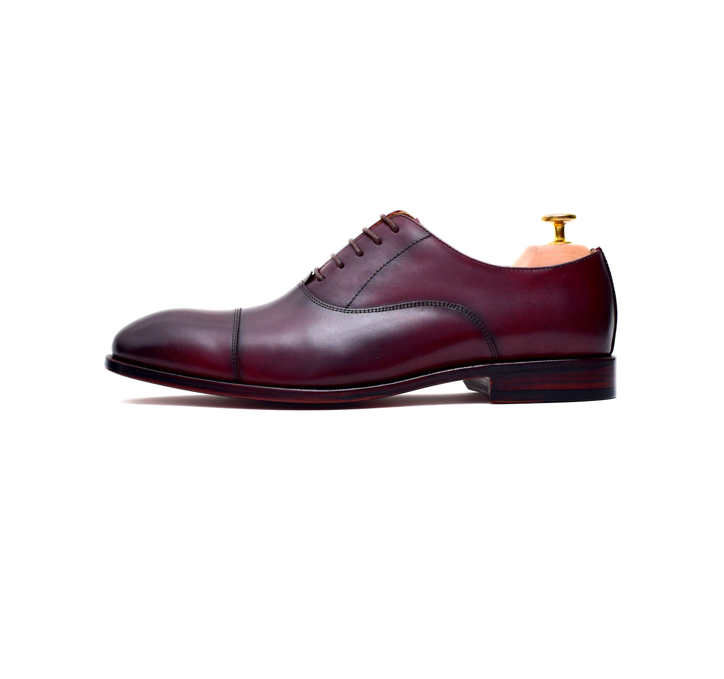 Henry - Oxblood Oxford Shoes-4